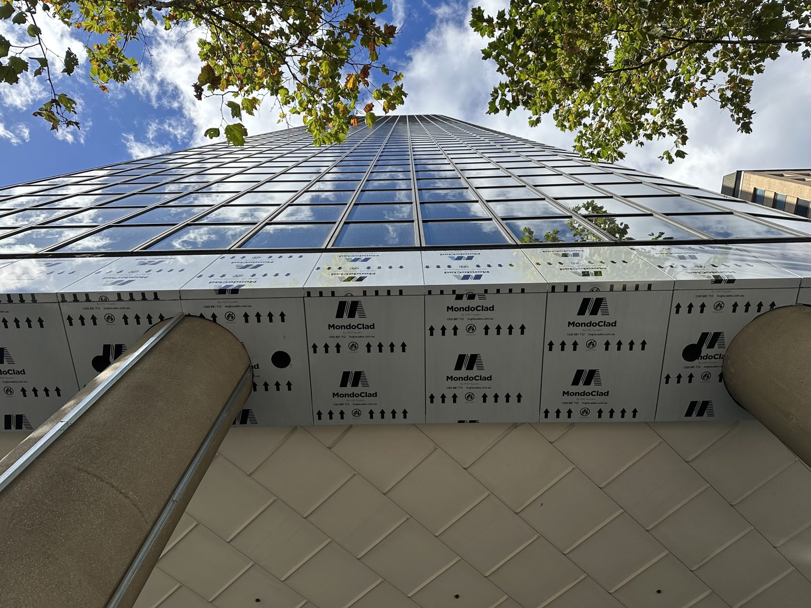 200 Queen Street, Melbourne — façade remediation on an occupied commercial tower